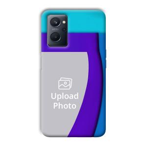 Blue Waves Customized Printed Back Cover for Realme 9i