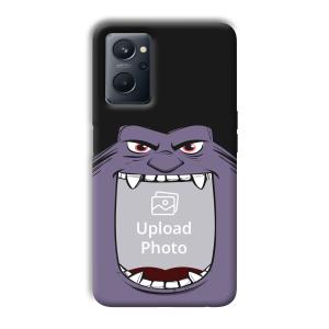 Purple Monster Customized Printed Back Cover for Realme 9i