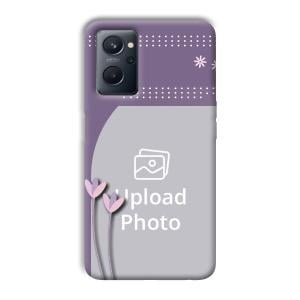 Lilac Pattern Customized Printed Back Cover for Realme 9i