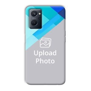Bluish Patterns Customized Printed Back Cover for Realme 9i
