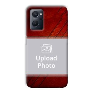 Solid Red Customized Printed Back Cover for Realme 9i