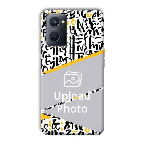 Letters Customized Printed Back Cover for Realme 9i