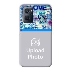 Love   Customized Printed Back Cover for Realme 9i