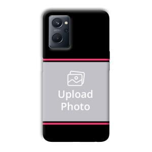 Pink Lines Customized Printed Back Cover for Realme 9i