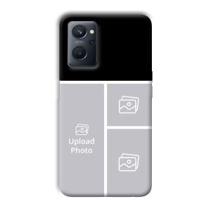 White Lines Customized Printed Back Cover for Realme 9i