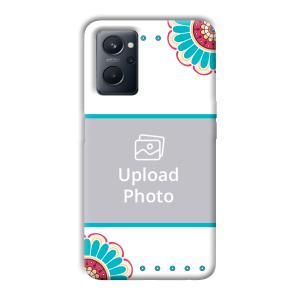 Floral  Customized Printed Back Cover for Realme 9i