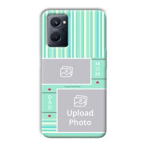 Mom Dad Customized Printed Back Cover for Realme 9i