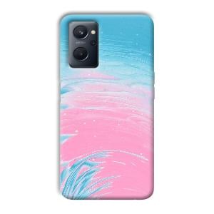 Pink Water Phone Customized Printed Back Cover for Realme 9i