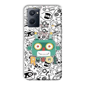 Animated Robot Phone Customized Printed Back Cover for Realme 9i