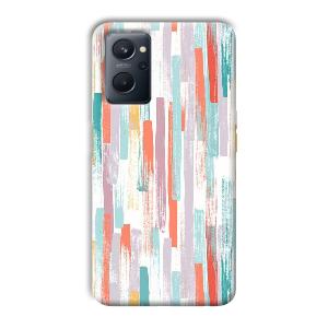 Light Paint Stroke Phone Customized Printed Back Cover for Realme 9i