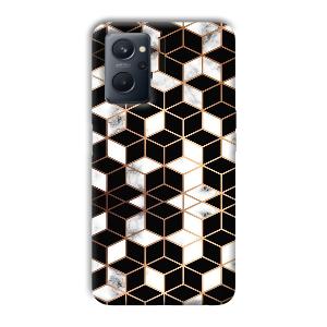 Black Cubes Phone Customized Printed Back Cover for Realme 9i