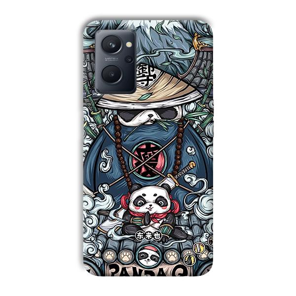 Panda Q Phone Customized Printed Back Cover for Realme 9i