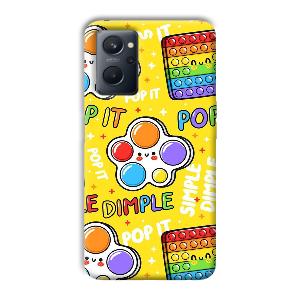 Pop It Phone Customized Printed Back Cover for Realme 9i