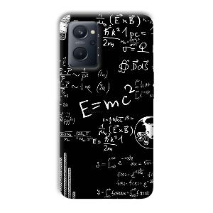 E is Equal To MC2 Phone Customized Printed Back Cover for Realme 9i