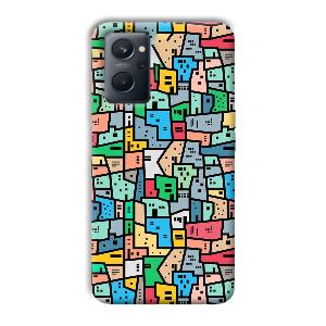 Small Homes Phone Customized Printed Back Cover for Realme 9i