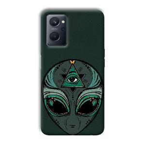 Alien Phone Customized Printed Back Cover for Realme 9i