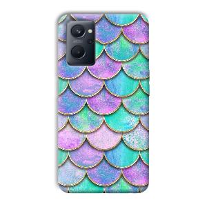 Mermaid Design Phone Customized Printed Back Cover for Realme 9i