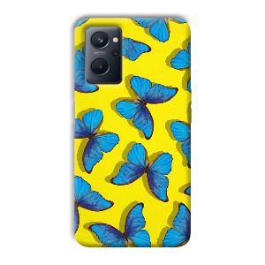 Butterflies Phone Customized Printed Back Cover for Realme 9i