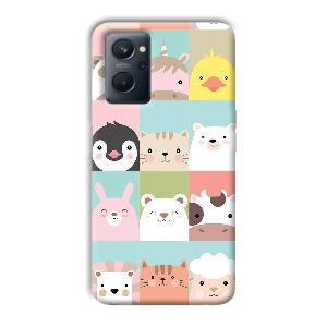 Kittens Phone Customized Printed Back Cover for Realme 9i