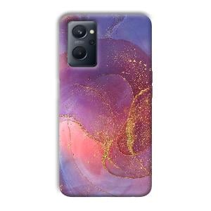 Sparkling Marble Phone Customized Printed Back Cover for Realme 9i