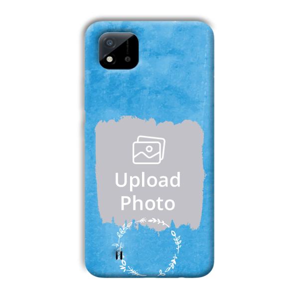 Blue Design Customized Printed Back Cover for Realme C11 2021
