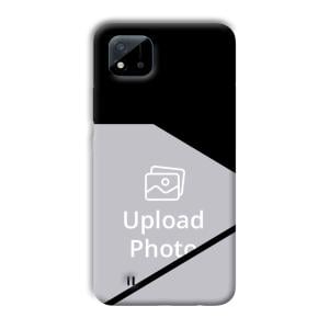 Black Customized Printed Back Cover for Realme C11 2021