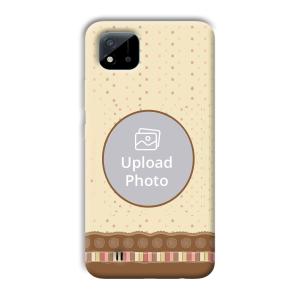 Brown Design Customized Printed Back Cover for Realme C11 2021