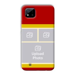 Red Yellow Collage Customized Printed Back Cover for Realme C11 2021
