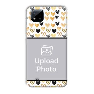 Small Hearts Customized Printed Back Cover for Realme C11 2021