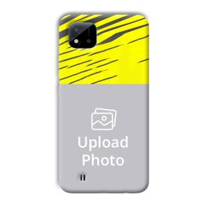Yellow Lines Customized Printed Back Cover for Realme C11 2021