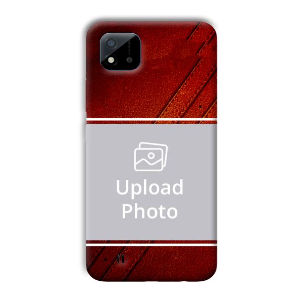 Solid Red Customized Printed Back Cover for Realme C11 2021
