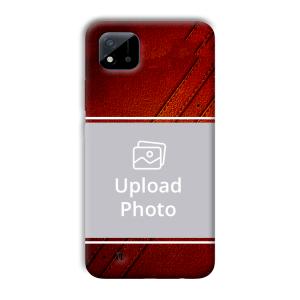 Solid Red Customized Printed Back Cover for Realme C11 2021