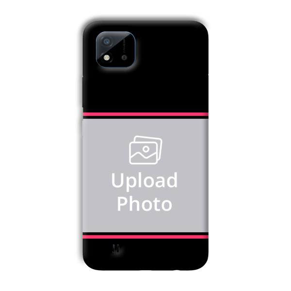 Pink Lines Customized Printed Back Cover for Realme C11 2021