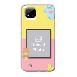 Teddy Bear Baby Design Customized Printed Back Cover for Realme C11 2021