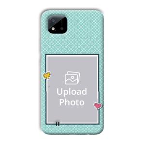 Sky Blue Customized Printed Back Cover for Realme C11 2021