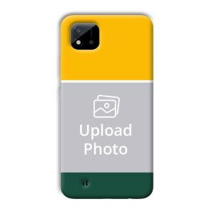 Yellow Green Customized Printed Back Cover for Realme C11 2021
