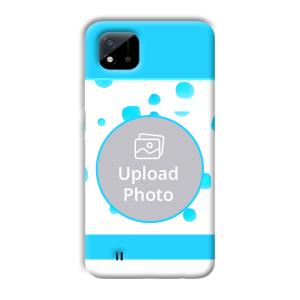 Bluish Customized Printed Back Cover for Realme C11 2021