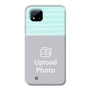 Wavy Customized Printed Back Cover for Realme C11 2021