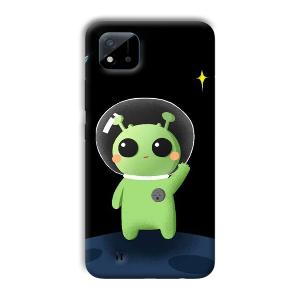Alien Character Phone Customized Printed Back Cover for Realme C11 2021