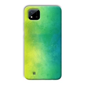 Green Pattern Phone Customized Printed Back Cover for Realme C11 2021