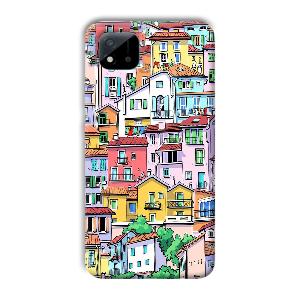 Colorful Alley Phone Customized Printed Back Cover for Realme C11 2021