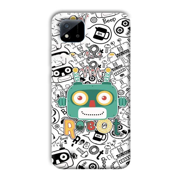 Animated Robot Phone Customized Printed Back Cover for Realme C11 2021