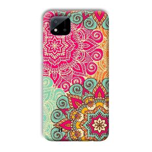 Floral Design Phone Customized Printed Back Cover for Realme C11 2021