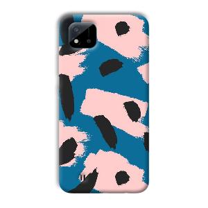 Black Dots Pattern Phone Customized Printed Back Cover for Realme C11 2021