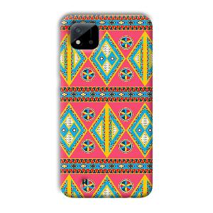 Colorful Rhombus Phone Customized Printed Back Cover for Realme C11 2021
