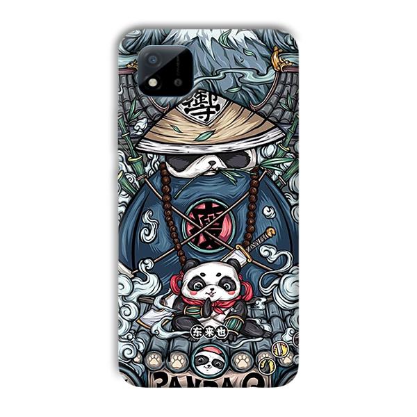 Panda Q Phone Customized Printed Back Cover for Realme C11 2021