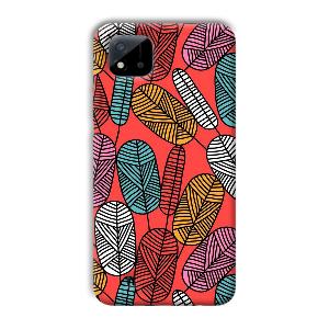 Lines and Leaves Phone Customized Printed Back Cover for Realme C11 2021