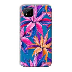 Aqautic Flowers Phone Customized Printed Back Cover for Realme C11 2021