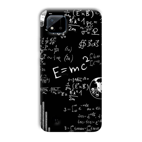 E is Equal To MC2 Phone Customized Printed Back Cover for Realme C11 2021