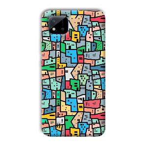 Small Homes Phone Customized Printed Back Cover for Realme C11 2021